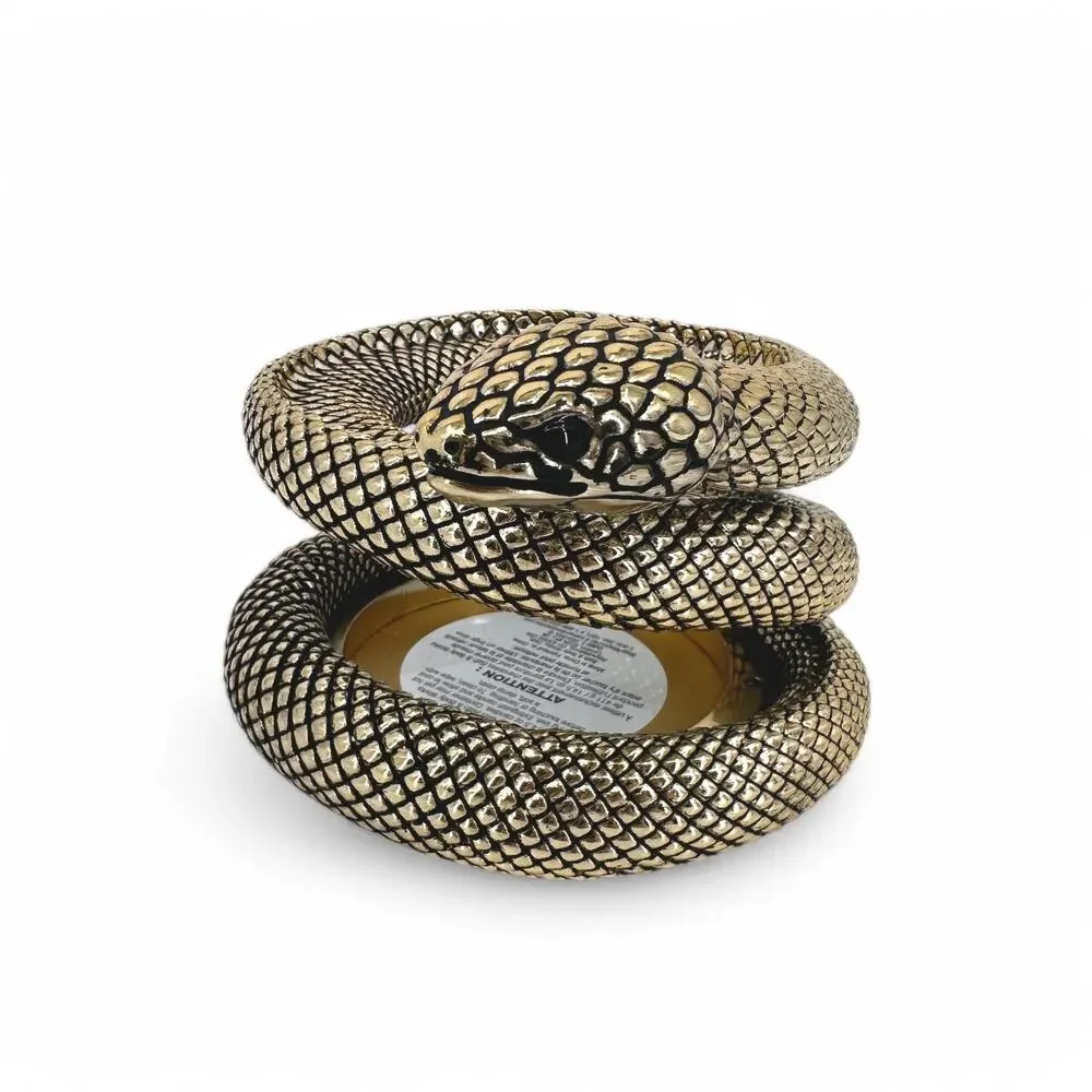 Coiled Snake 3 Wick Candle Holder Bath and Body Works Halloween 2024 - Picture 3 of 7